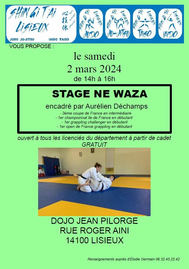 Stage NE WAZA - mars