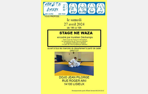 Stage NE WAZA - avril