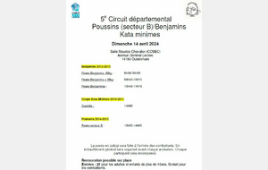 5ième circuit benjamin / 4ième circuit poussin Ouistreham