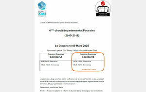 circuit départemental POUSSINS Hérouville St Clair