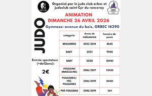 Animation Orbec / St Cyr du Ronceray