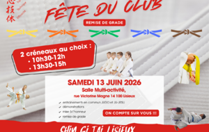 Fête du club et remise des grades