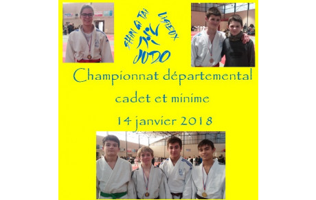 résultats des championnats départementaux cadet et minime 2018