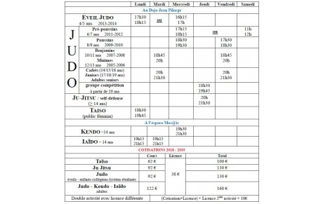 inscriptions 2018-2019