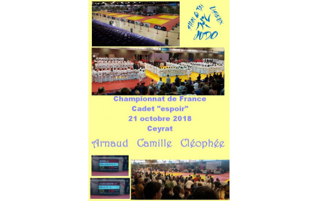 Championnat de France Cadet &quot;espoir&quot;