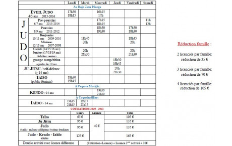 inscriptions 2020-2021