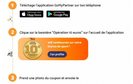 Partenariat GoMyPartner &gt; 10€  remboursés